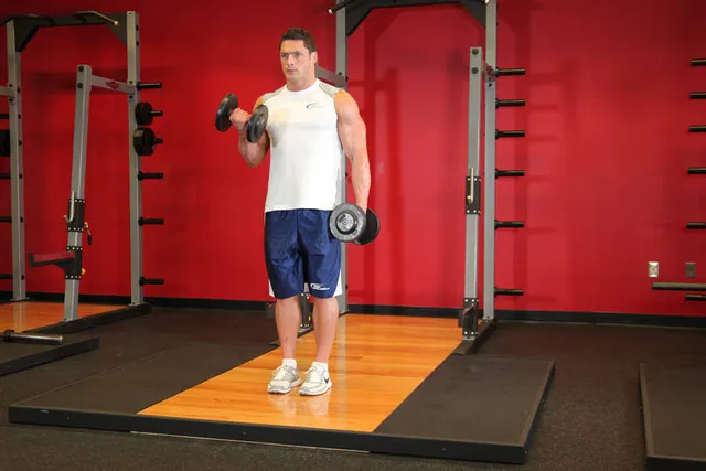 Dumbbell Alternate Bicep Curl