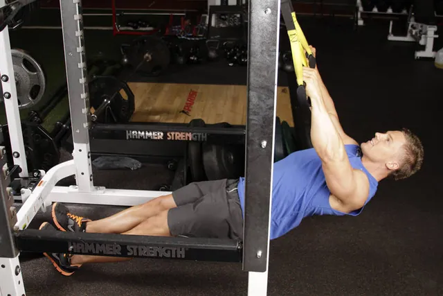 Inverted Row with Straps