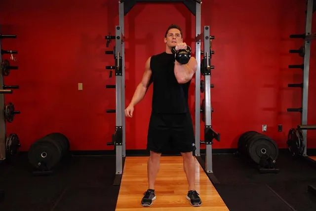 Kettlebell Arnold Press